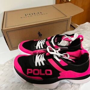 Polo Ralph Lauren Pink Pony Tech Court Pro Sneaker